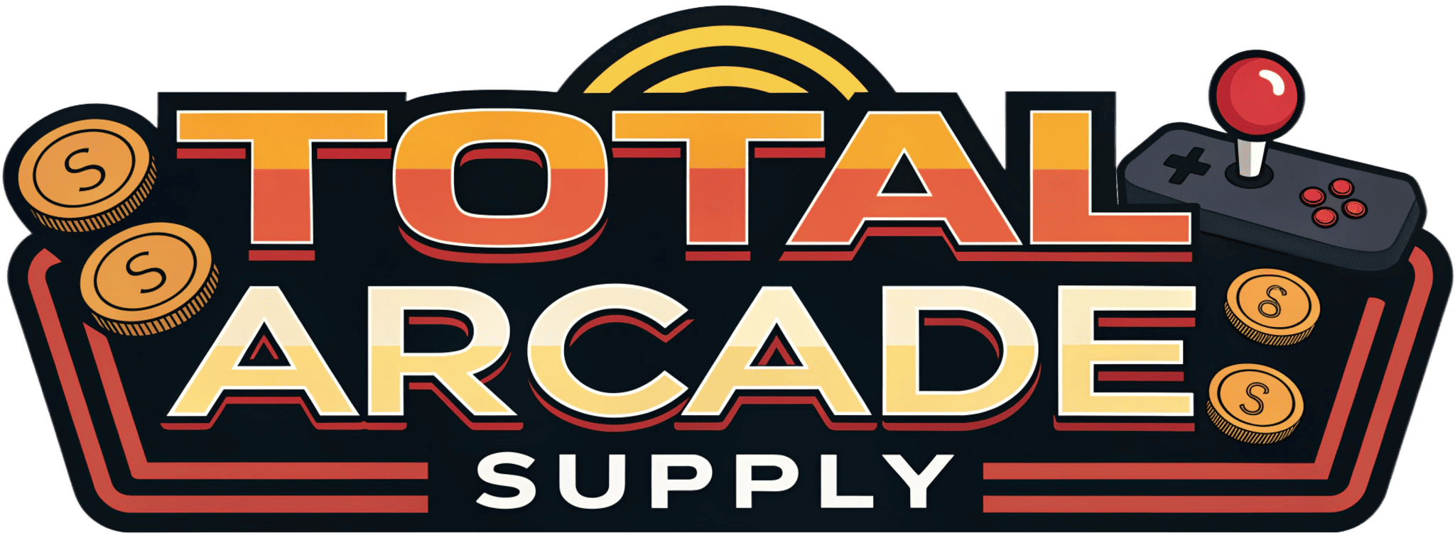 TOTALARCADESUPPLY Logo